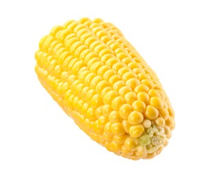 Photo of Half of fresh corncob isolated on white