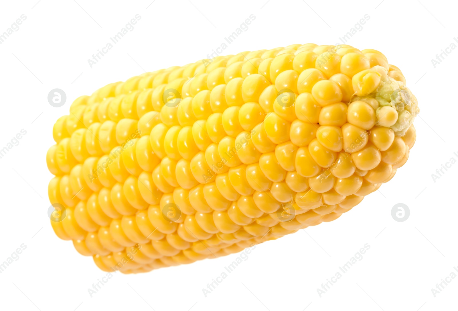 Photo of Half of fresh corncob isolated on white