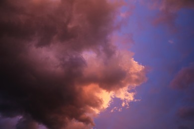 Photo of Picturesque view of sky with clouds in evening