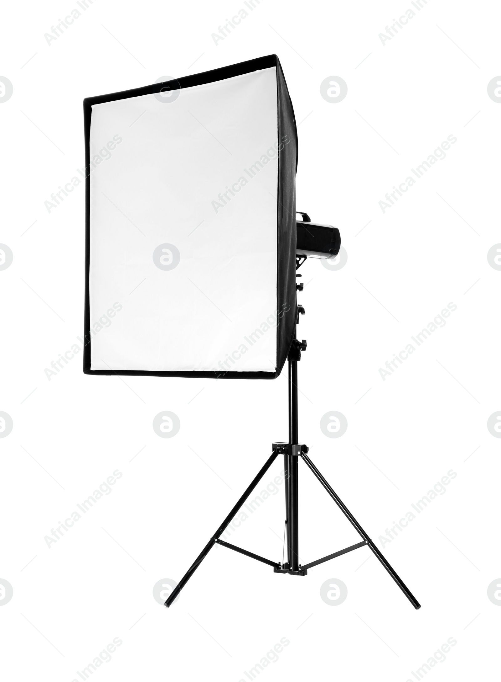 Photo of Studio lighting on white background. Food photography