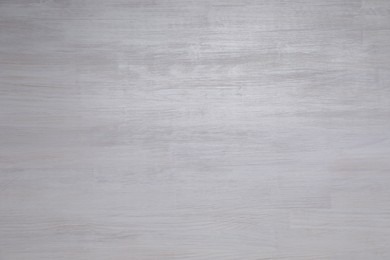 Photo of Texture of white wooden surface as background, top view