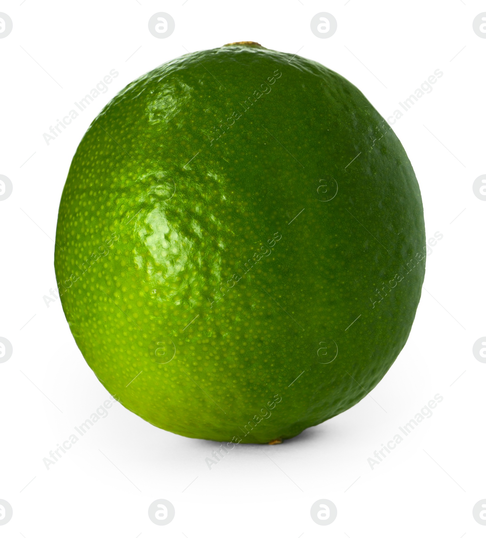 Photo of Fresh green ripe lime isolated on white