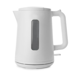 New modern electric kettle isolated on white