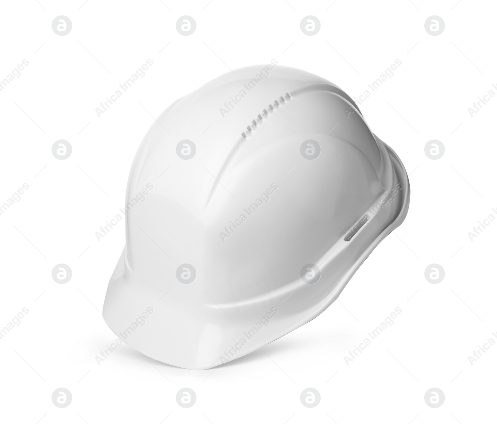 Photo of Safety hardhat isolated on white. Construction tool