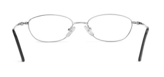 Stylish pair of glasses isolated on white