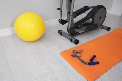 Photo of Elliptical machine cross trainer and fitness equipment  indoors