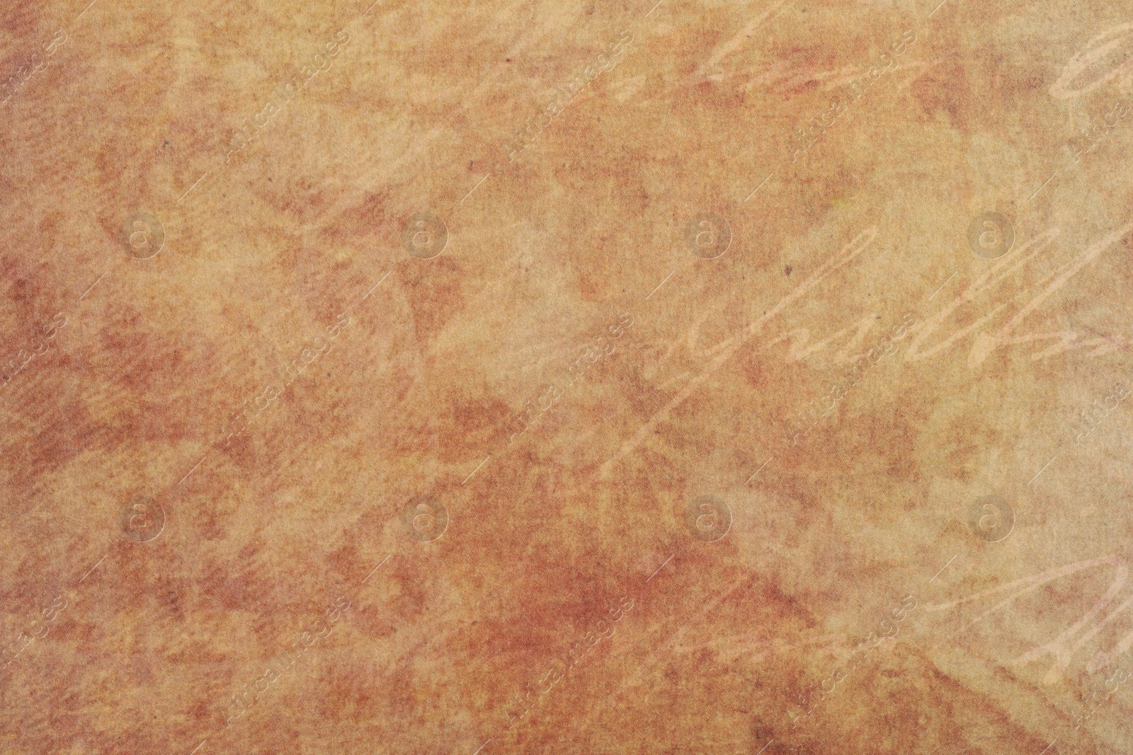 Photo of Texture of parchment paper as background, top view