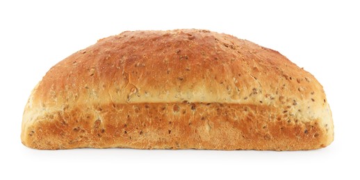 Photo of Freshly baked sourdough bread isolated on white