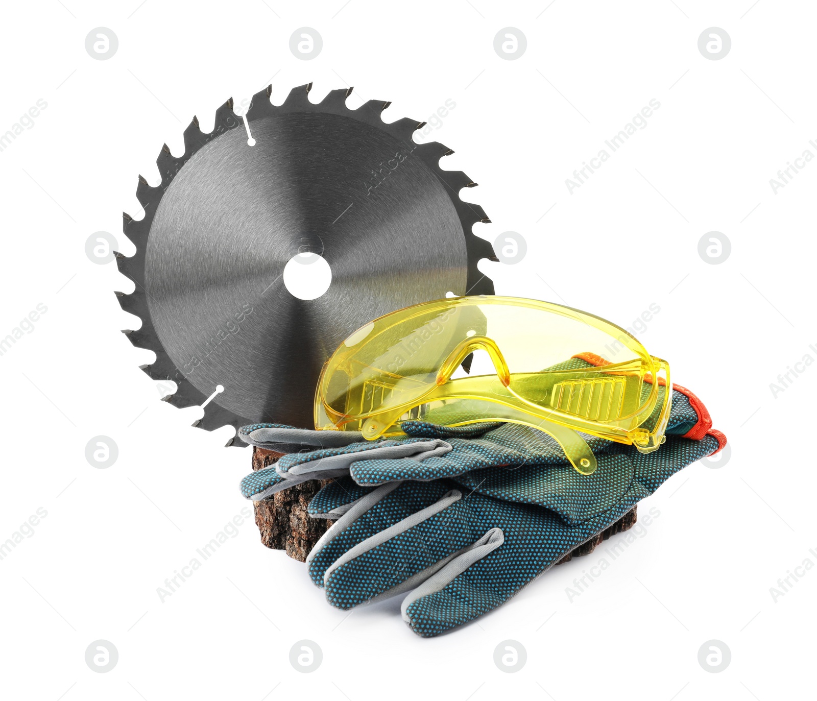 Photo of Set of modern carpenter's tools isolated on white