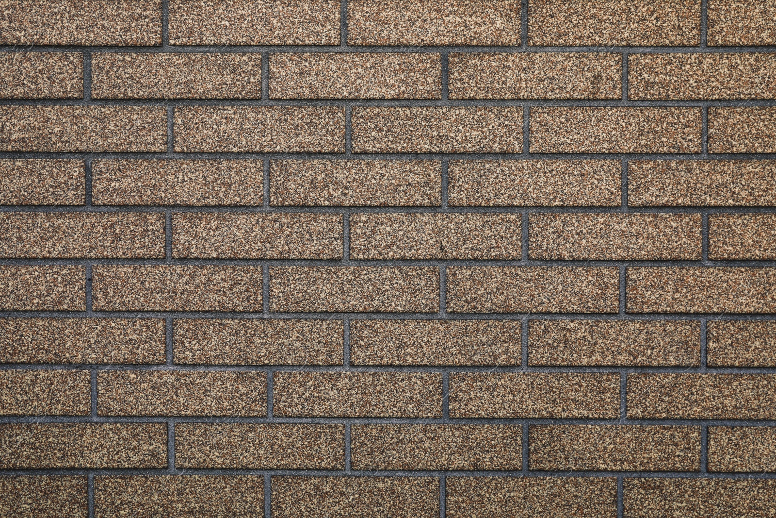 Photo of Texture of grey brick wall as background