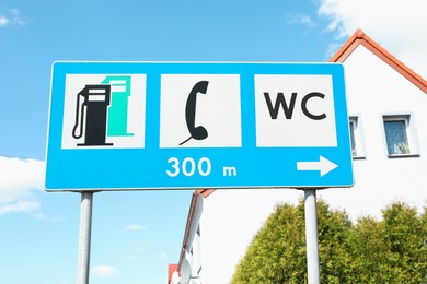 Photo of Different traffic signs outdoors on sunny day