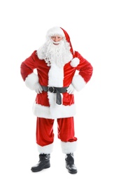 Photo of Authentic Santa Claus on white background