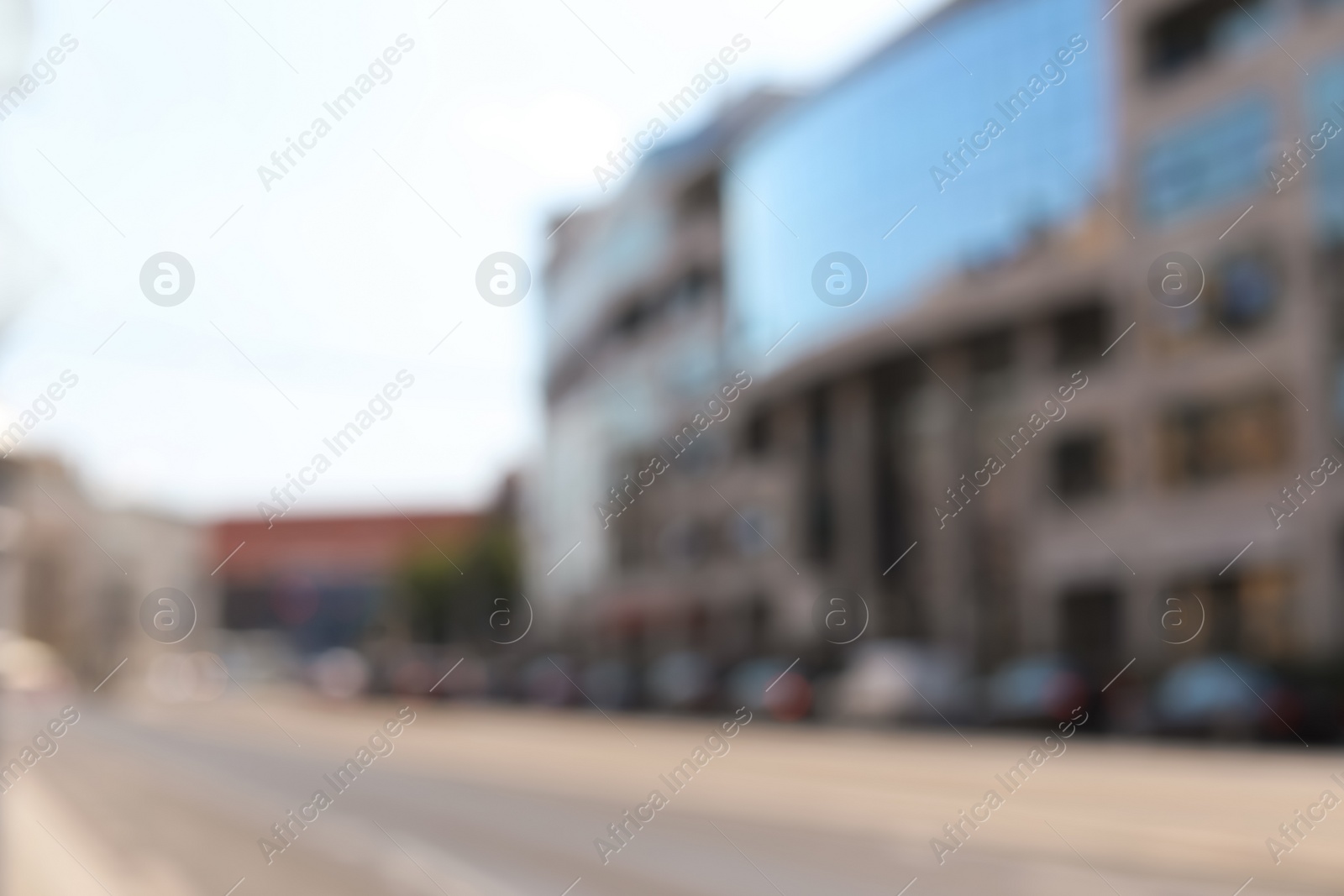 Photo of Blurred view of beautiful city on sunny day