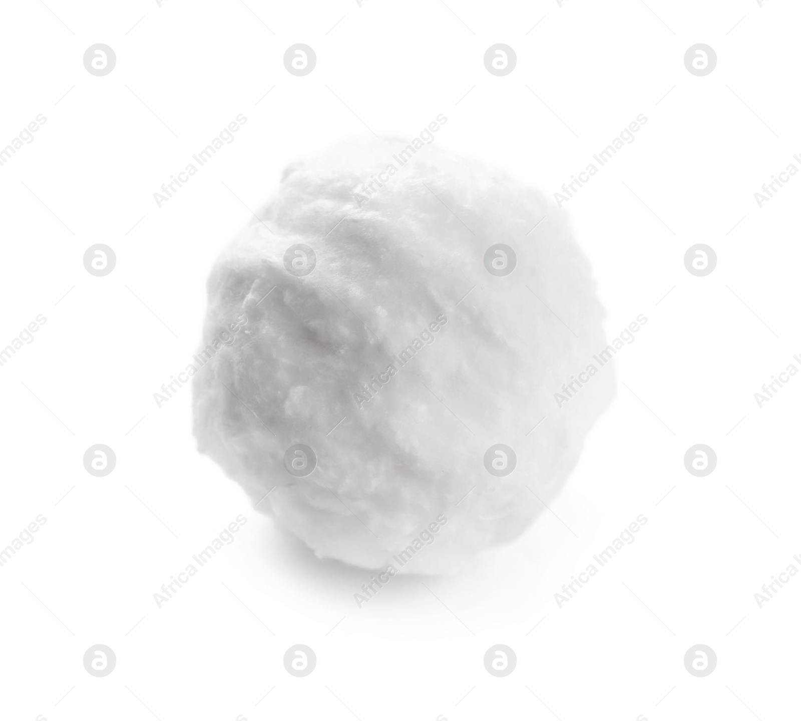 Photo of Ball of clean cotton wool isolated on white