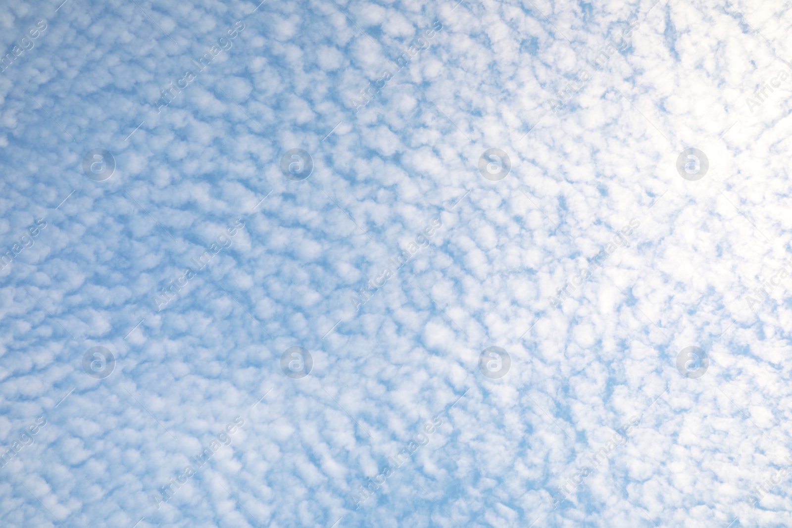 Photo of Picturesque view of beautiful blue sky covered with clouds