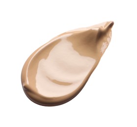 Photo of Swatch of liquid skin foundation isolated on white