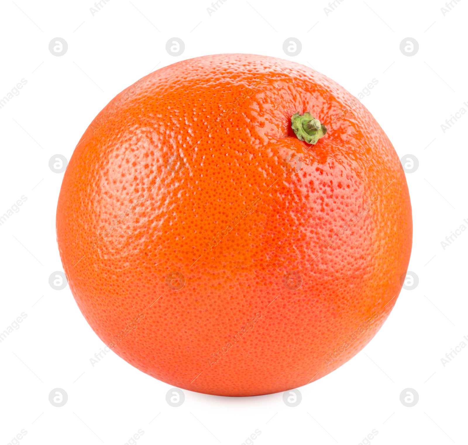 Photo of Fresh ripe grapefruit isolated on white. Citrus fruit