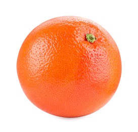 Fresh ripe grapefruit isolated on white. Citrus fruit
