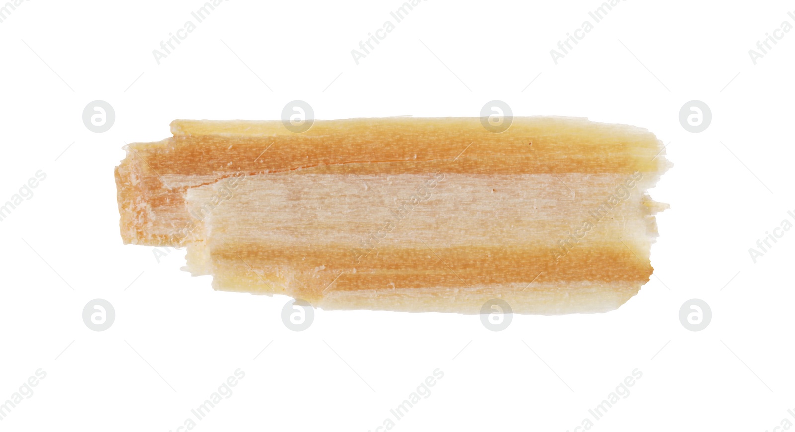 Photo of One chip of wood isolated on white