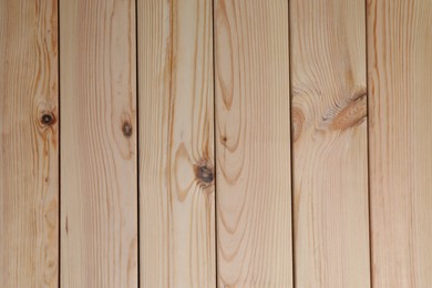 Photo of Texture of wooden surface as background, top view