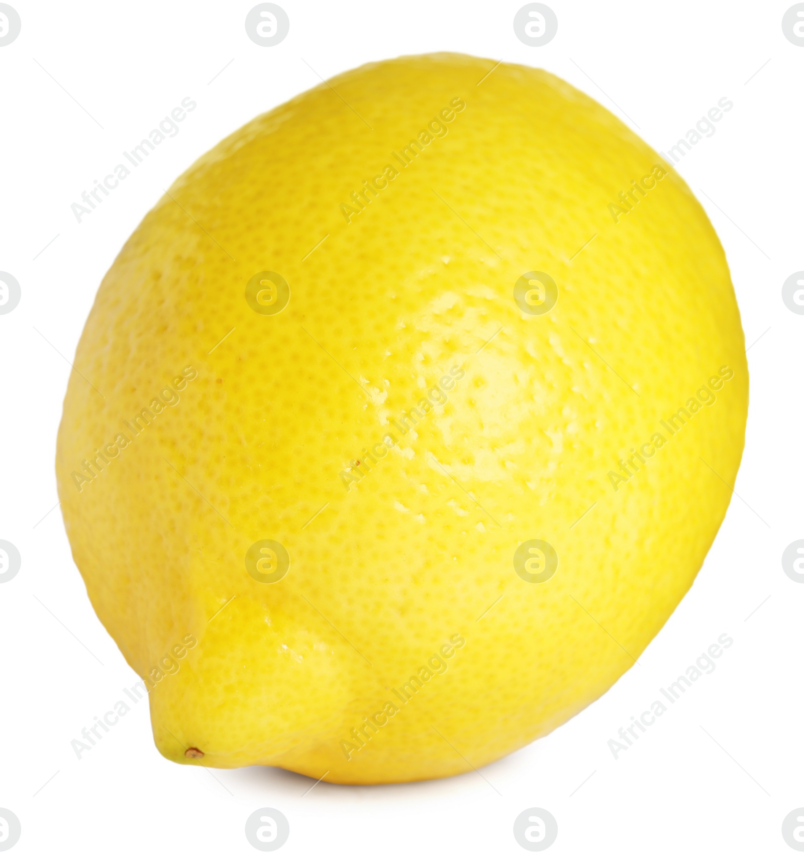 Photo of Fresh lemon isolated on white. Citrus fruit