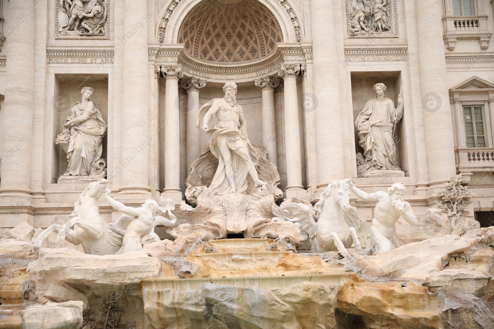 Photo of ROME, ITALY - FEBRUARY 5, 2024: Beautiful Trevi fountain outdoors