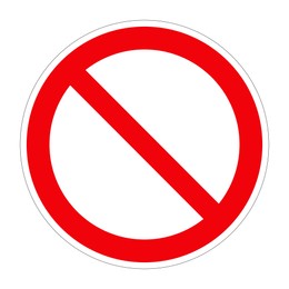 Illustration of Traffic sign NO WAITING on white background, illustration