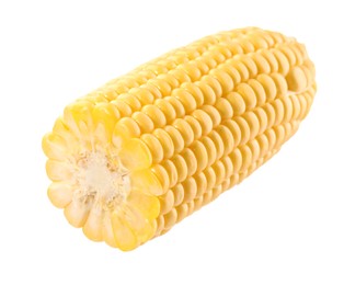 Photo of Half of fresh corncob isolated on white