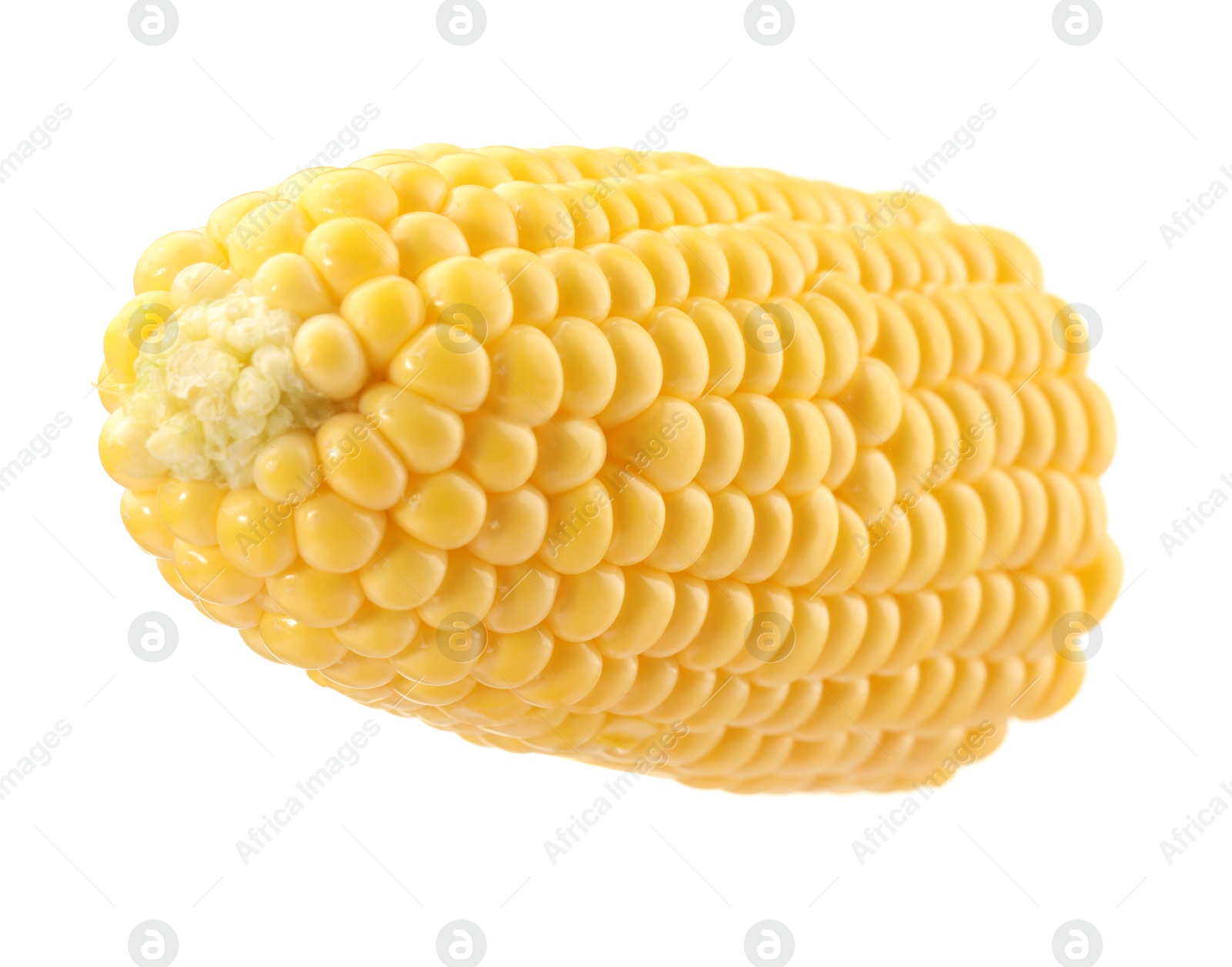 Photo of Half of fresh corncob isolated on white