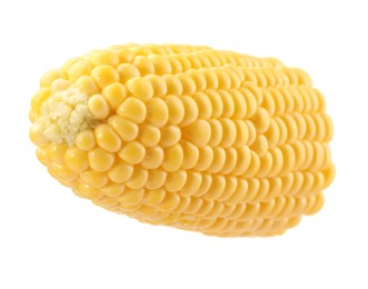 Photo of Half of fresh corncob isolated on white