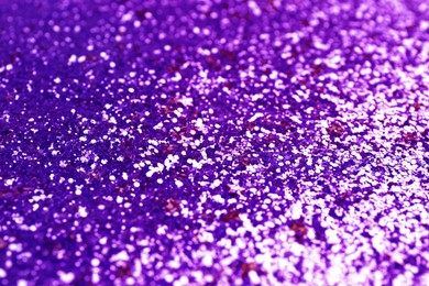 Image of Shiny violet blue glitter, closeup. Halloween background