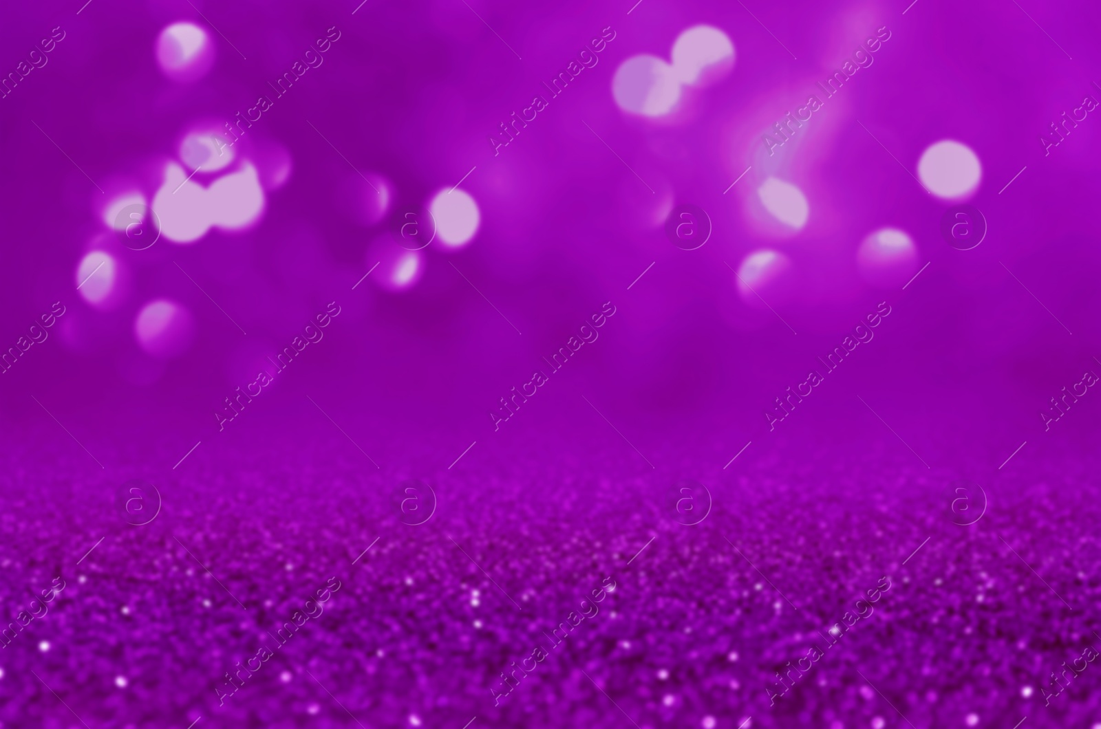 Image of Shiny violet glitter, closeup. Halloween background, bokeh effect