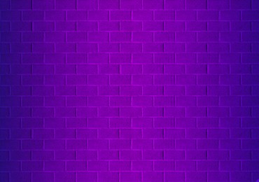 Image of Violet and blue gradient brick wall. Halloween background