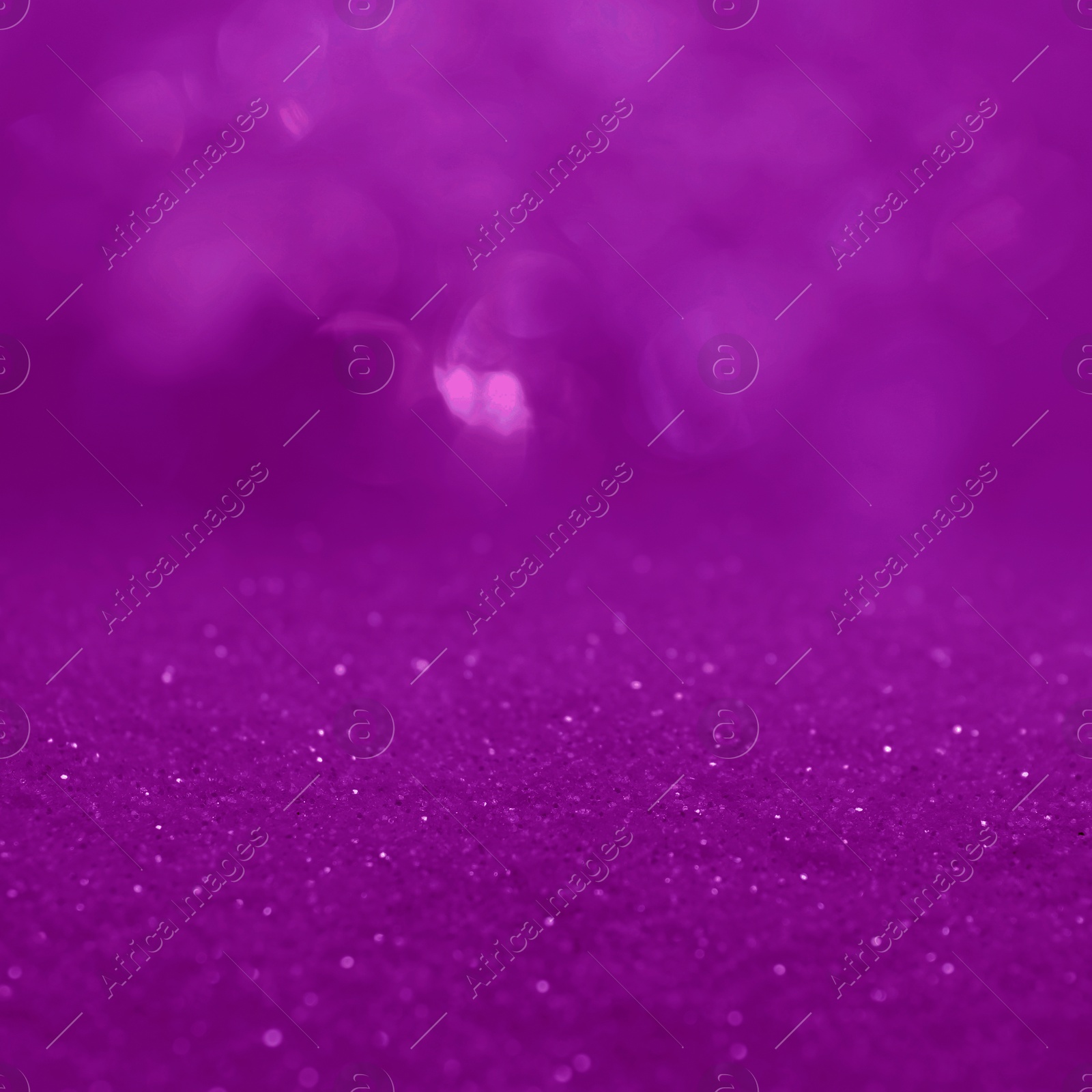 Image of Shiny light purple glitter, closeup. Halloween background, bokeh effect