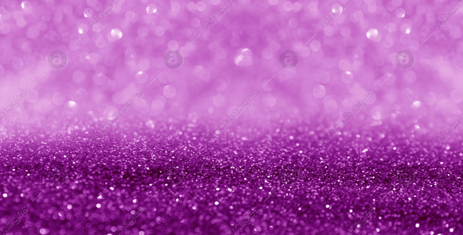 Image of Shiny violet glitter, closeup. Halloween background, banner design