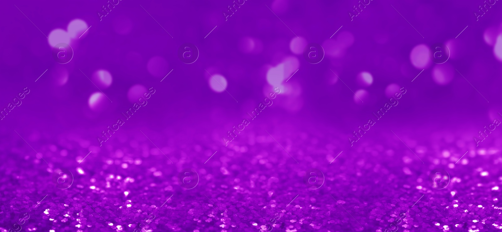 Image of Shiny violet glitter, closeup. Halloween background, banner design