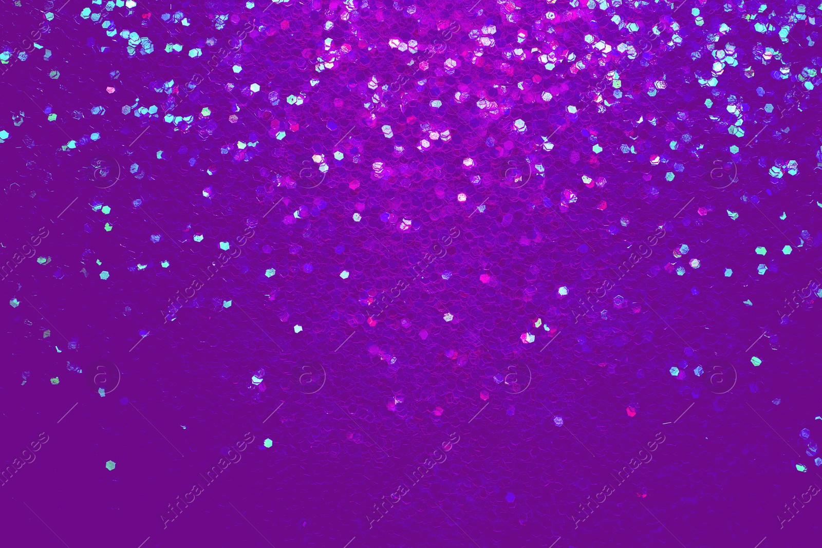 Image of Shiny violet and blue glitter, top view. Halloween background