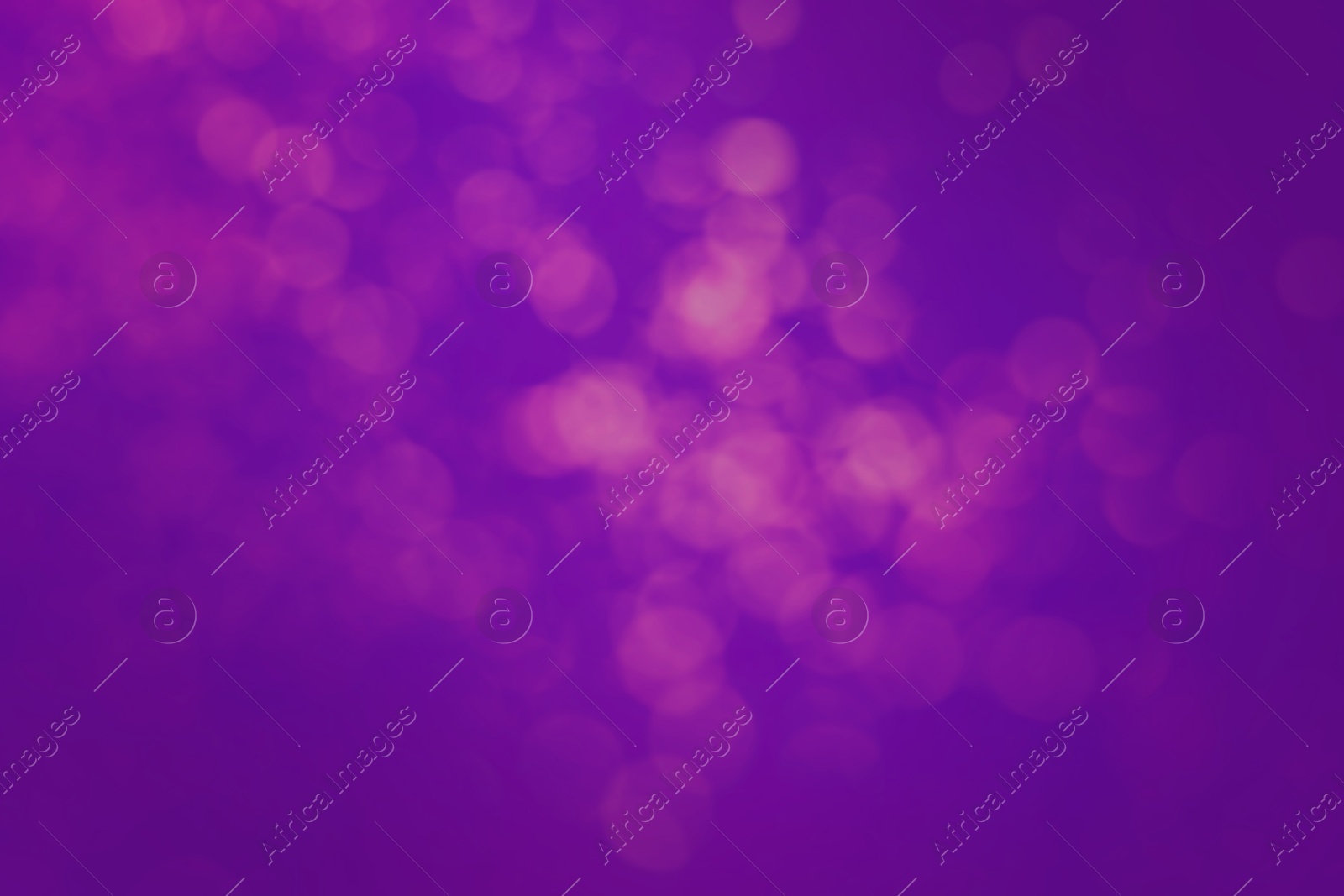 Image of Pink blurred lights on violet blue gradient backdrop, bokeh effect. Halloween background