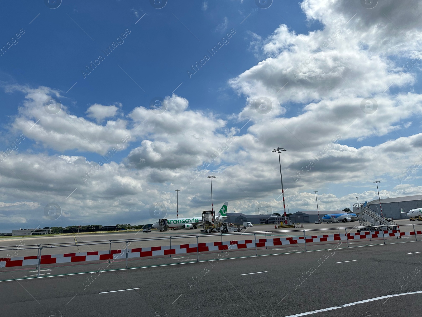 Photo of Rotterdam, Netherlands - July 22, 2024: Modern airplanes in Rotterdam The Hague Airport