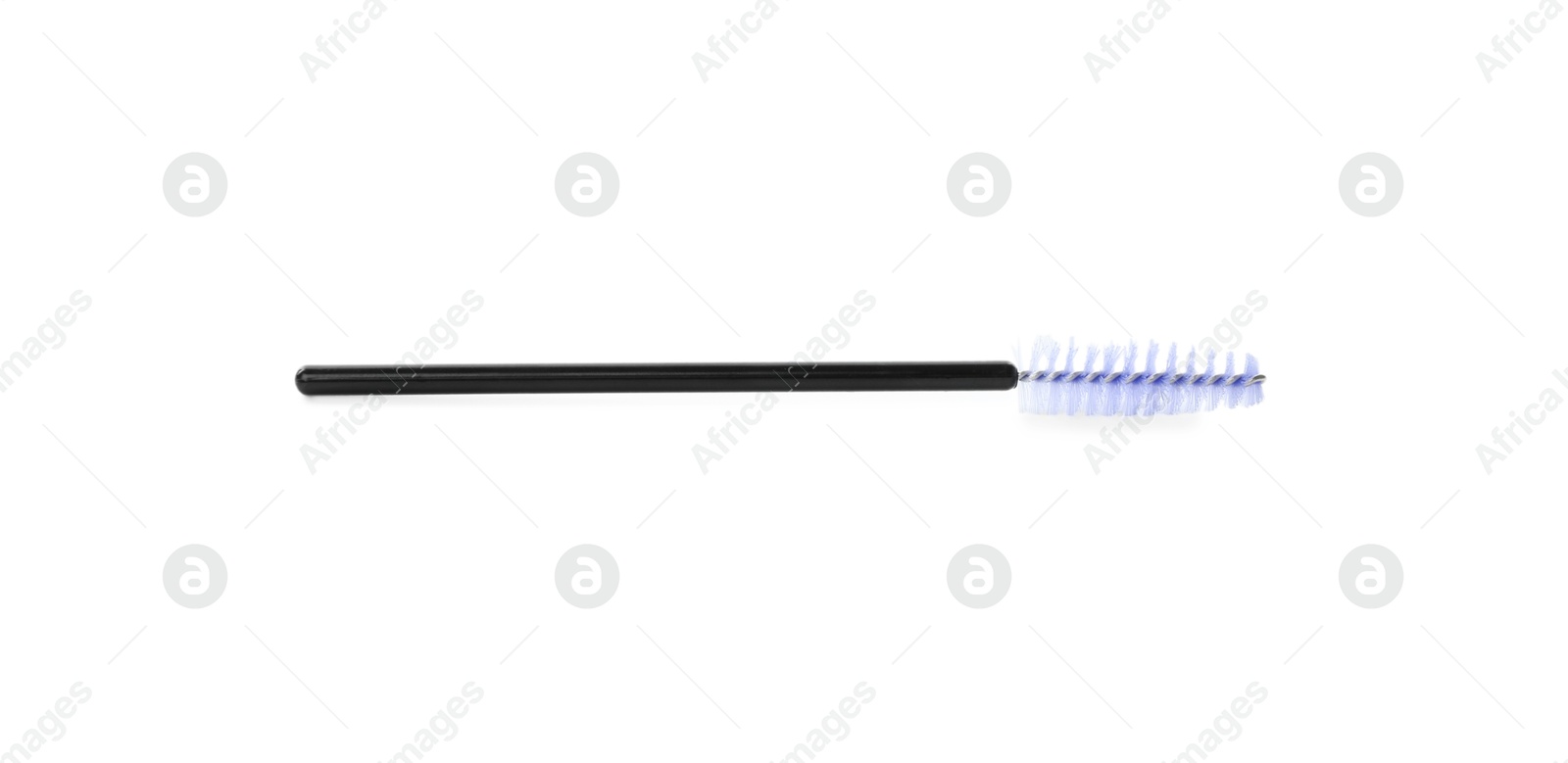 Photo of Disposable makeup brush isolated on white, top view