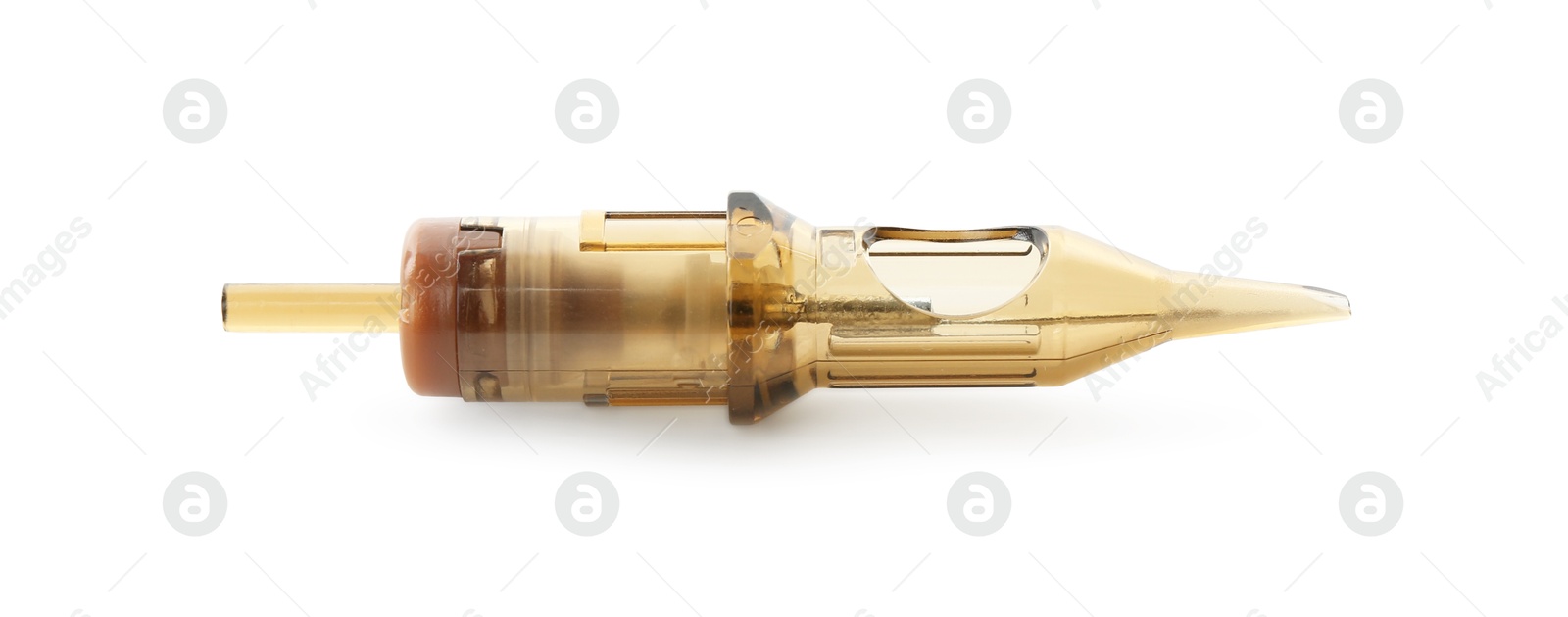 Photo of Disposable cartridge system for permanent makeup isolated on white