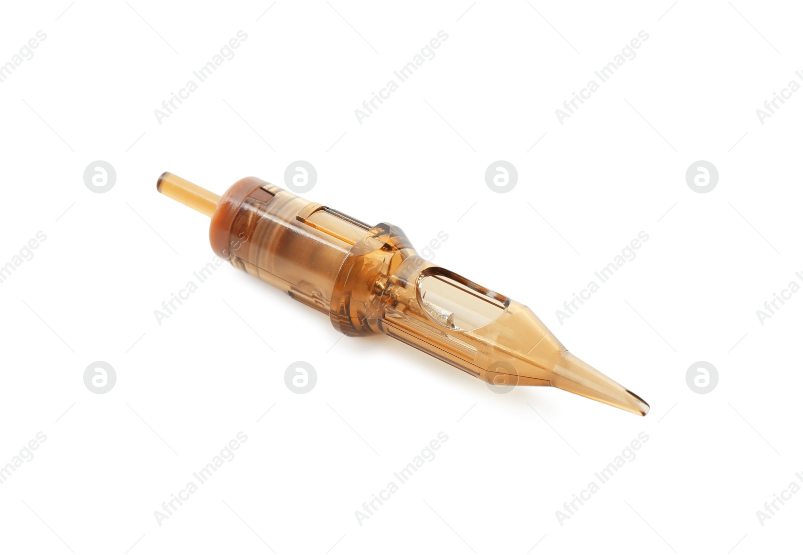 Photo of Disposable cartridge system for permanent makeup isolated on white