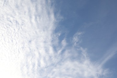 Photo of Beautiful view of blue sky with clouds