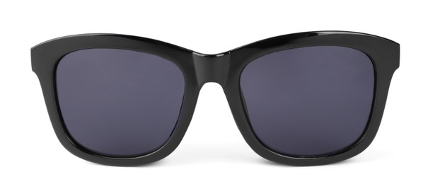 Sunglasses with black frame isolated on white