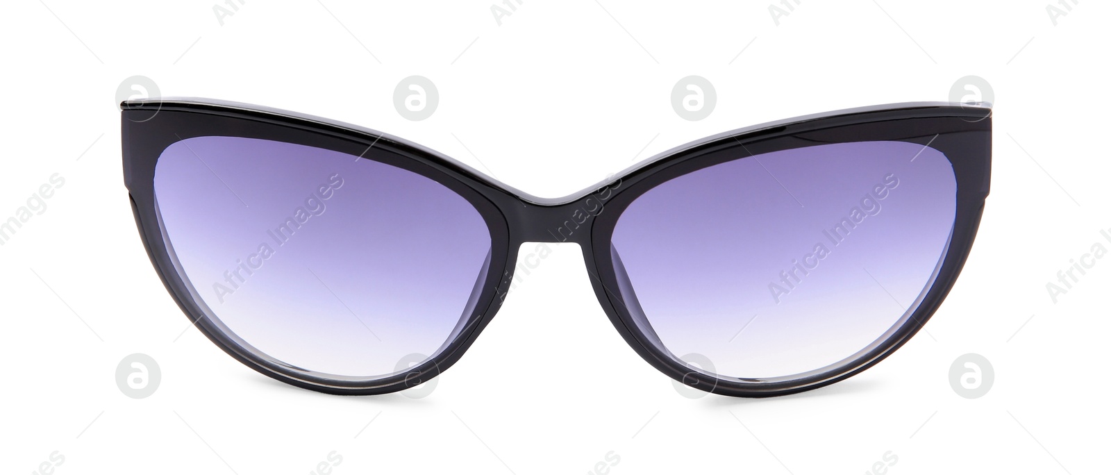 Image of Sunglasses with black frame isolated on white