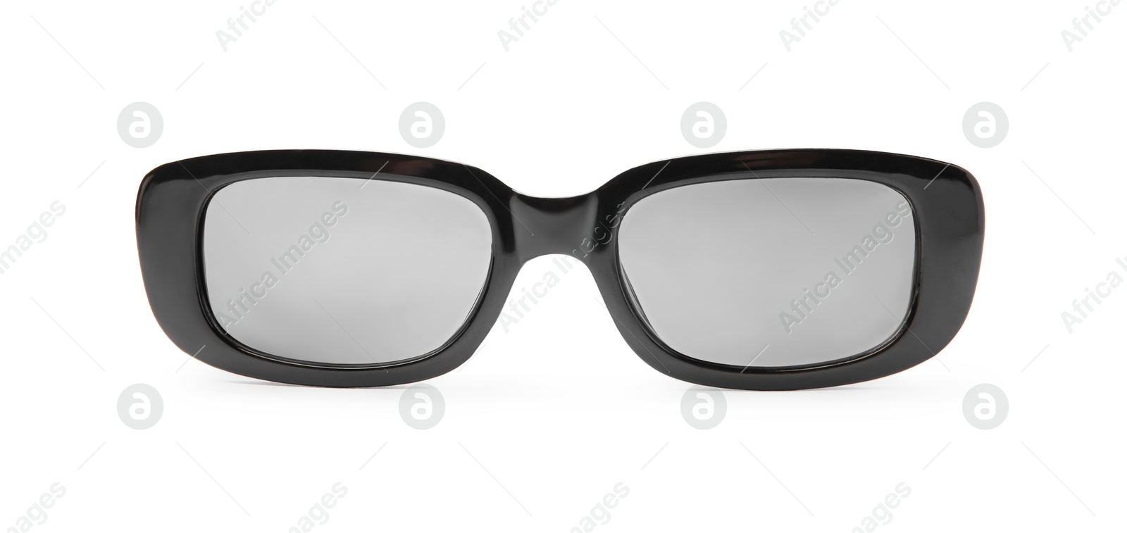 Image of Sunglasses with black frame isolated on white