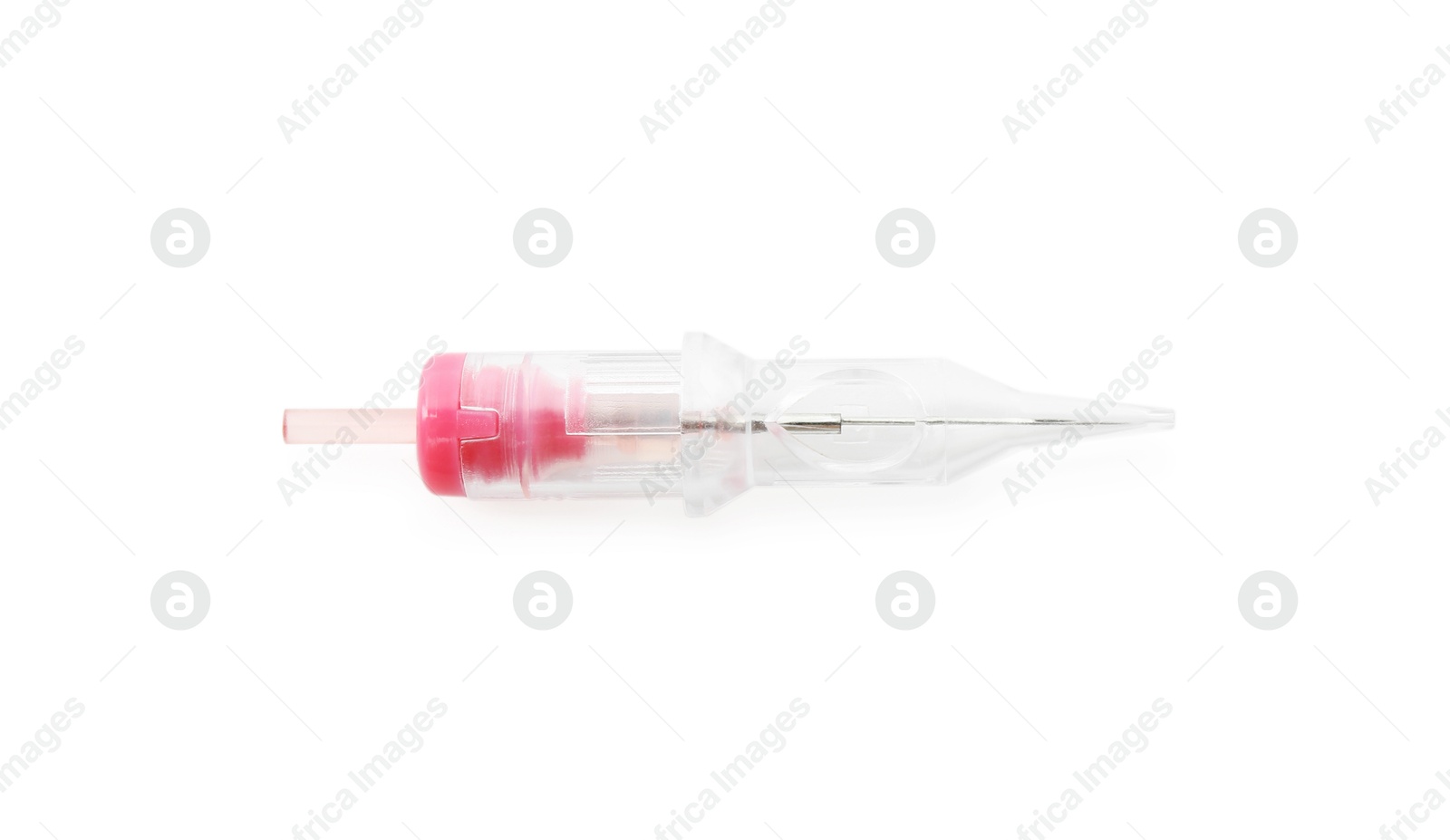 Photo of Disposable cartridge system for permanent makeup isolated on white