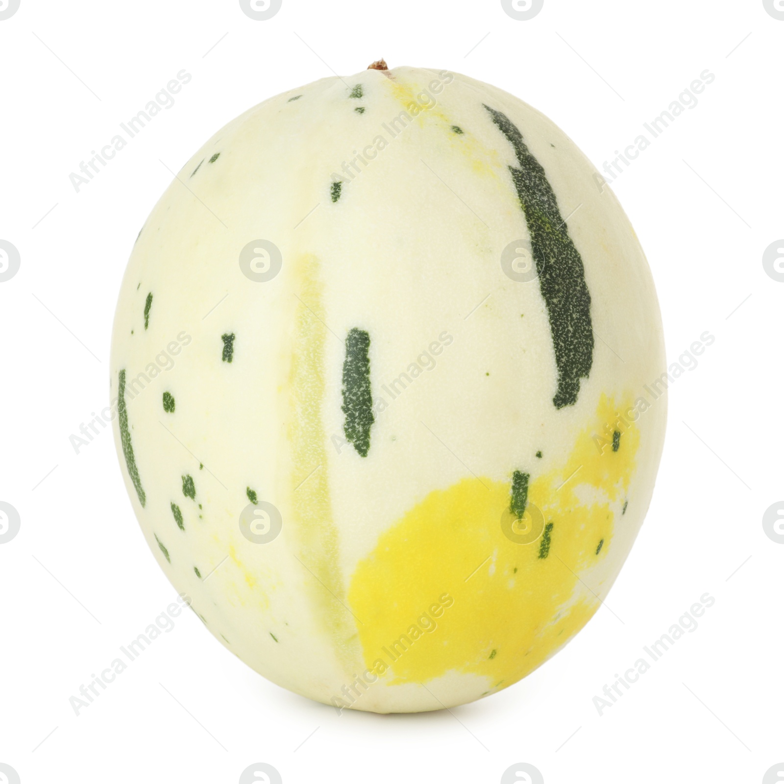 Photo of Fresh ripe honeydew melon isolated on white