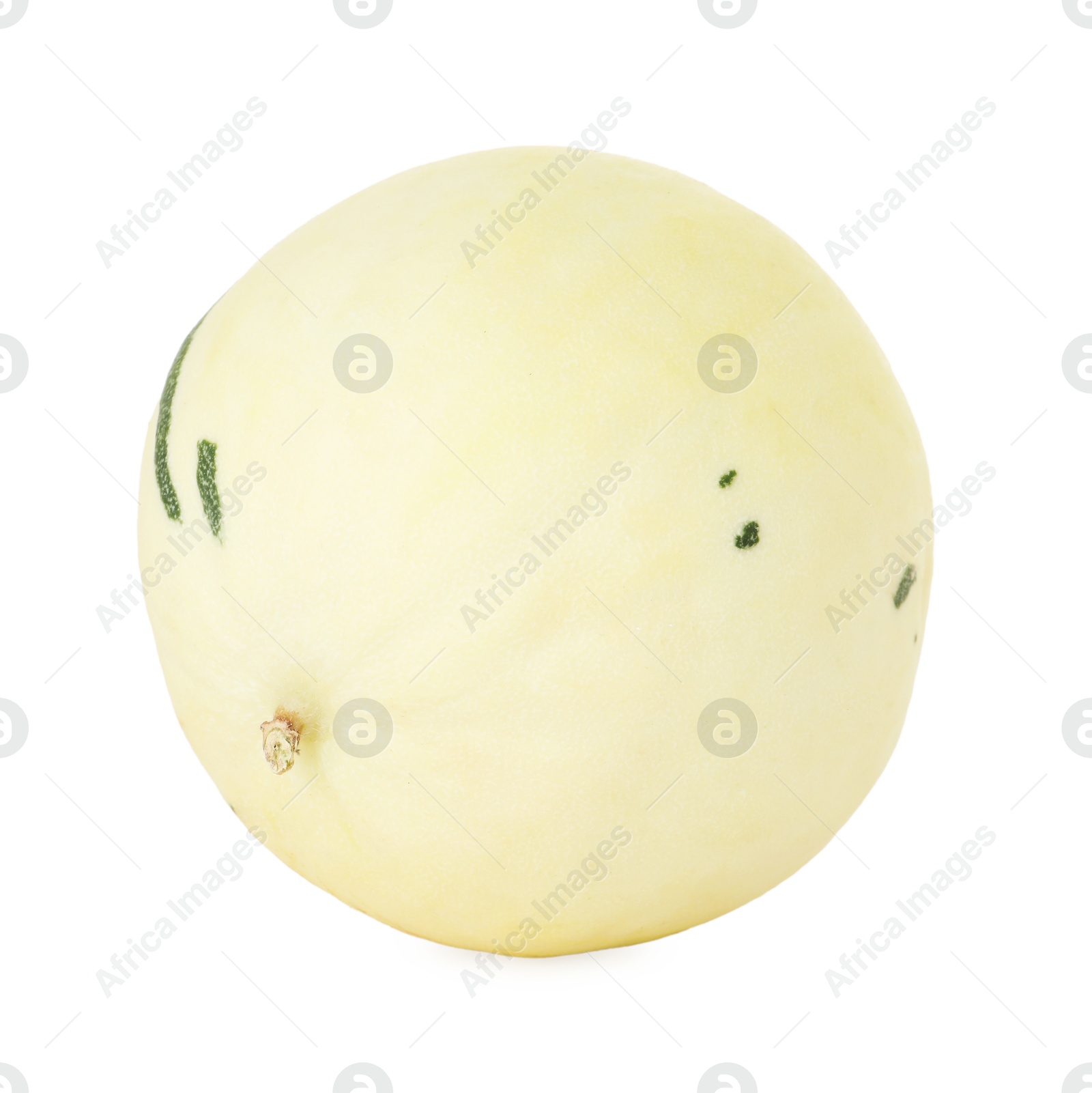 Photo of Fresh ripe honeydew melon isolated on white