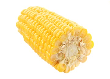 Photo of Piece of fresh corncob isolated on white